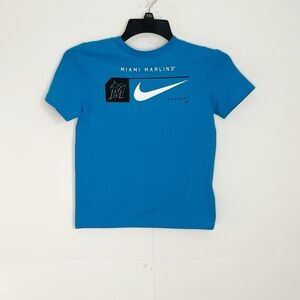 Nike Kids MLB Miami Marlins Short Sleeve T Shirt Size L (7)